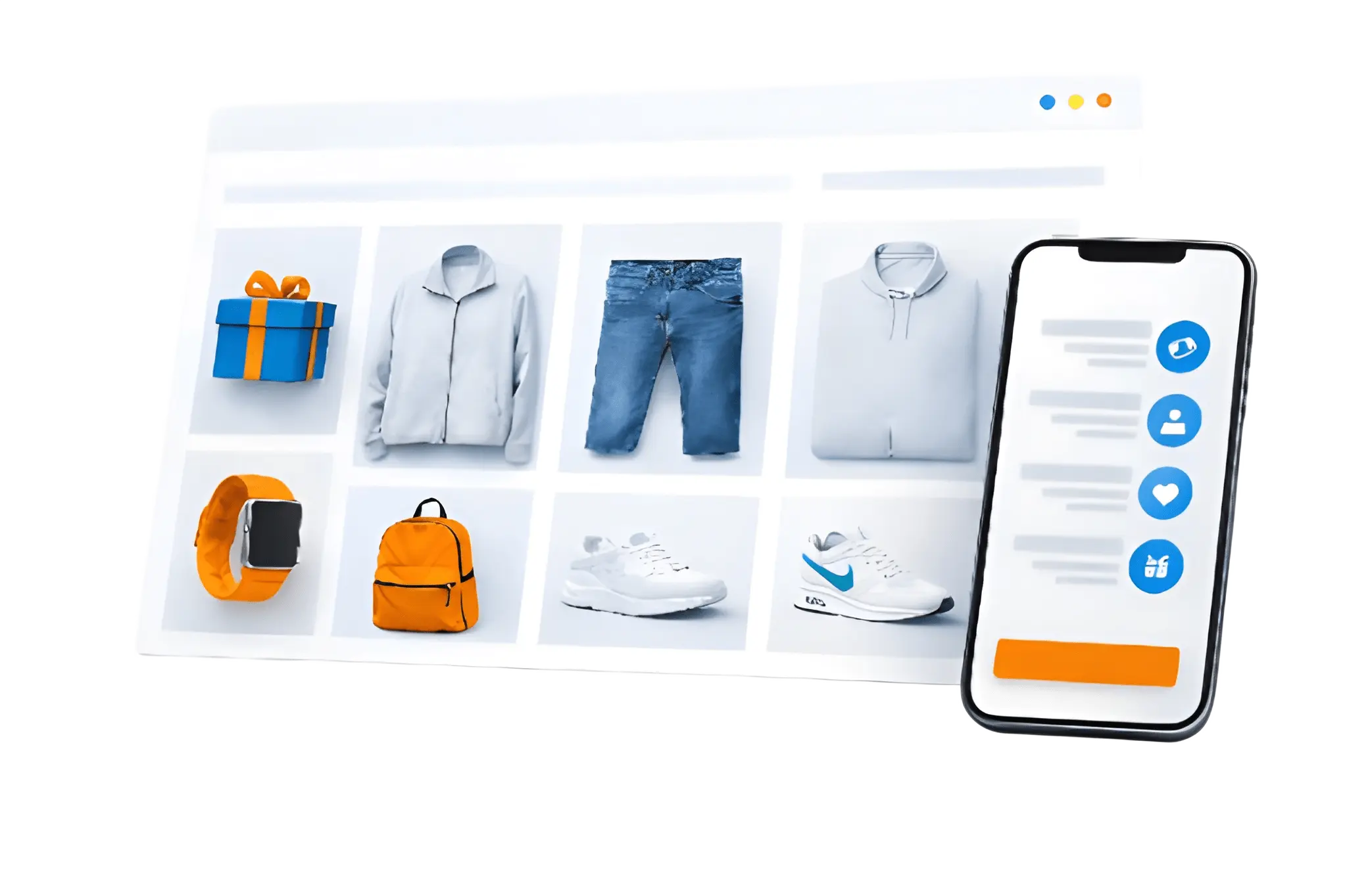 Customer portal experience shown inside a storefront layout