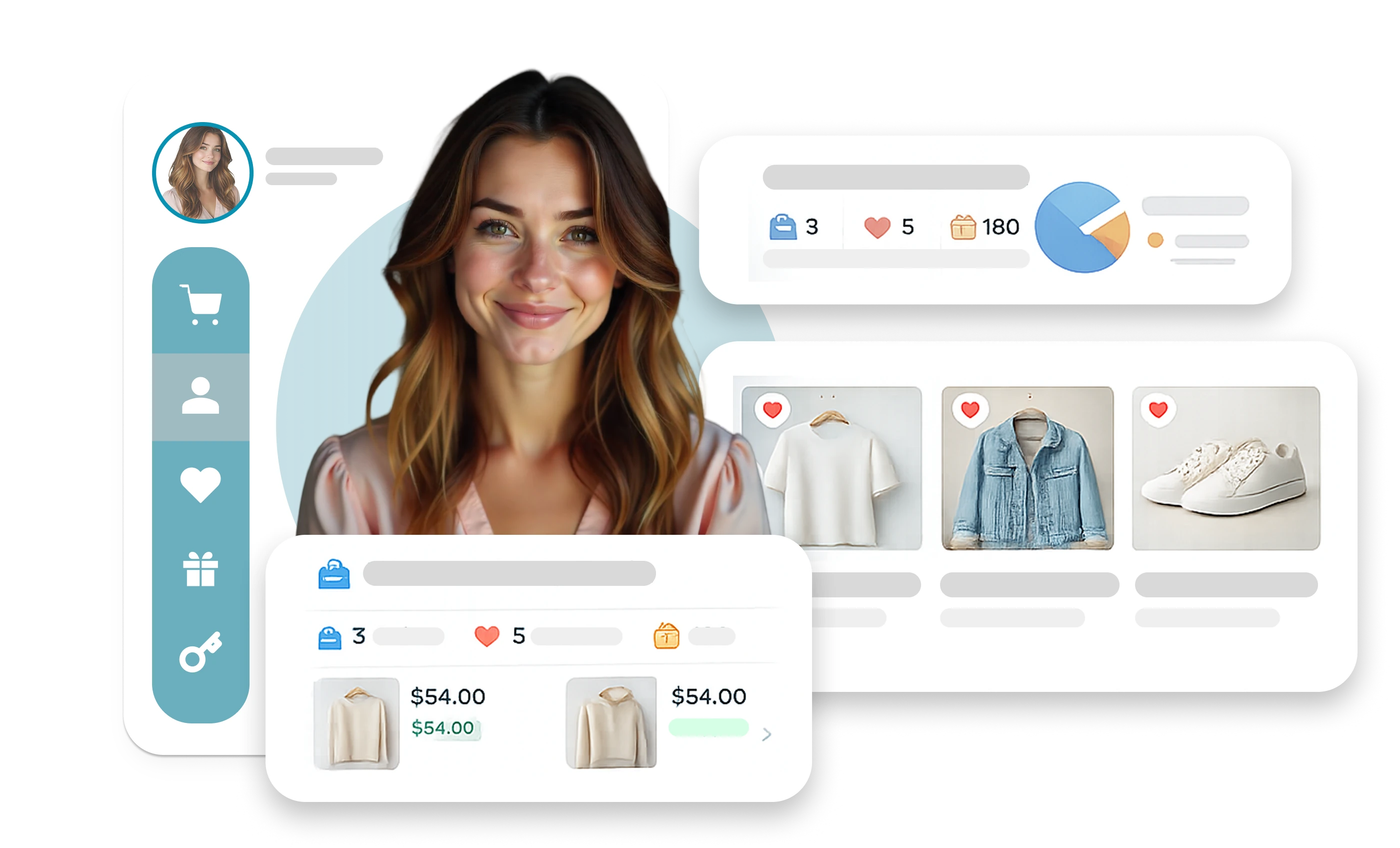 Tableau de bord Deluxe Customer Accounts montrant un portail client unifié